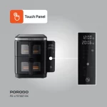 ظرفیت حرارتی از ۶۰ تا ۲۰۰ °C با تایمر تا ۶۰ دقیقه