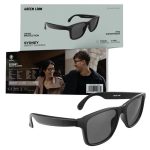 نمای جانبی عینک بلوتوثی دودی گرین لاین Sydney