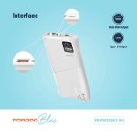 پاوربانک پرودو Blue سبک و باریک با شارژ سریع