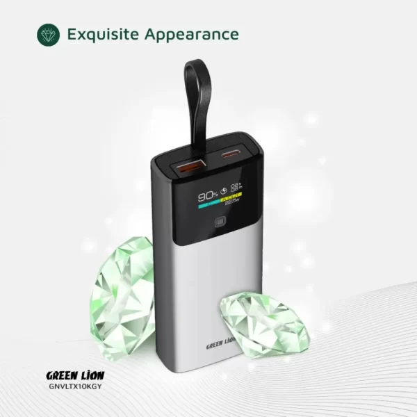 پاوربانک گرین لاین 10000 میلی‌آمپر USB-C و USB-A