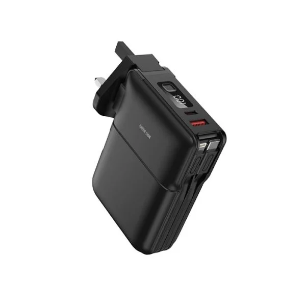 پاوربانک 10000mAh گرین لاین مدل Travel Powerbank پاوربانک گرین لاین مدل Travel ظرفیت 10000 میلیآمپر