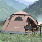 چادر مسافرتی چهار نفره پرودو مدل PD-LF4PACT در طبیعت