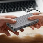 هاب 12 کاره HDMI + DisplayPort پاورولوجی Powerology P121HBCGY