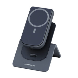 پاور بانک مگ سیف استند شو پاورولوجی Powerology MAGSAFE COMBO PPBCHA21GY